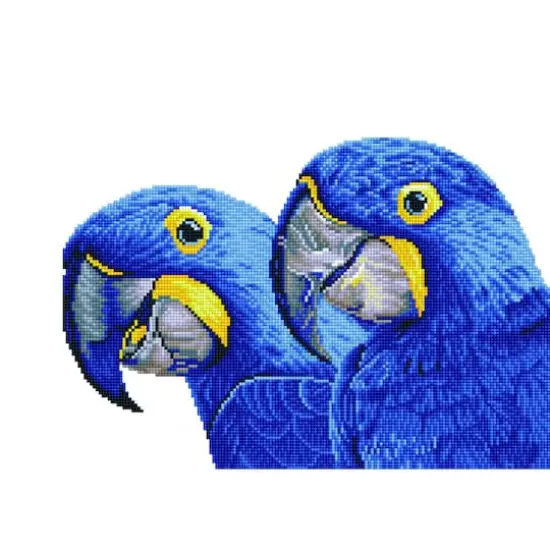 Diamond Dotz&reg; Intermediate Blue Hyacinth Macaws Diamond Facet Art Kit {4}