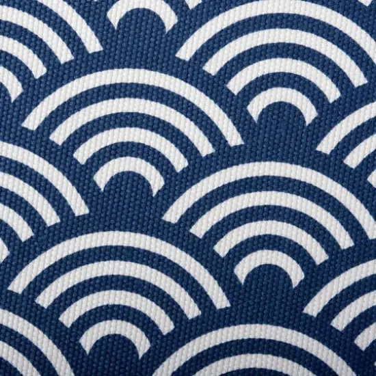 DII&reg; 11" Nautical Blue Waves Cube Storage Bin {11}