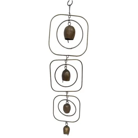 20" Rustic Gold Triple Metal Bells Wall D&eacute;cor by Ashland&reg; {1}