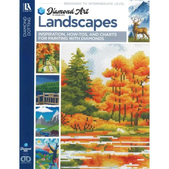Diamond Art Landscapes Painting Charts & Idea Book {1}