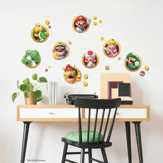 RoomMates Super Mario Character Peel & Stick Wall Decals {3}