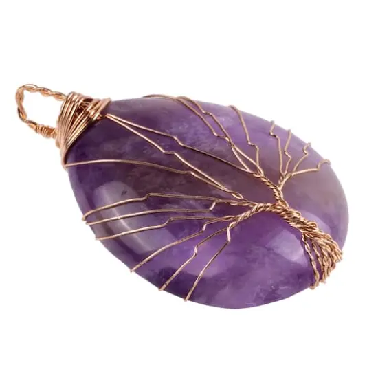 Signature Amethyst Wire Wrapped Pendant by Bead Landing&trade; {1}