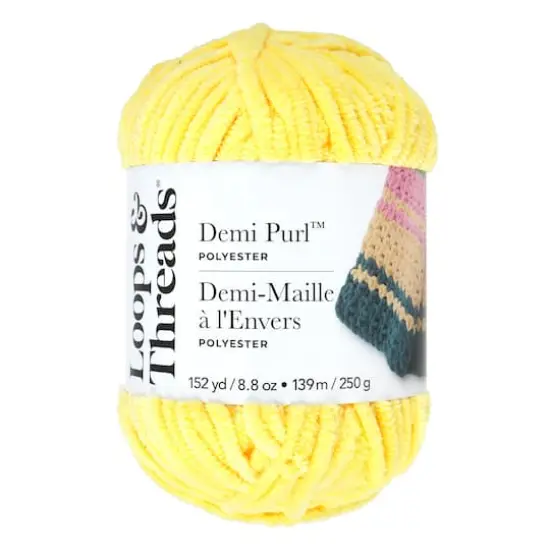 Demi Purl&trade; Yarn by Loops & Threads&reg; Pale Banana {1}