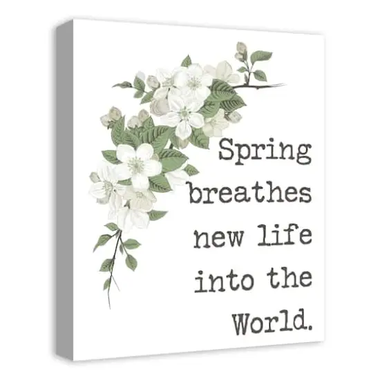 Spring Breathes New Life Canvas Art {3}