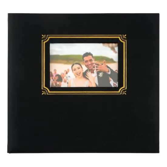 12" x 12" Black Linen Scrapbook Album by Recollections&trade; {1}