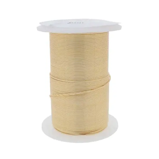 The Beadsmith&reg; Wire&trade; Elements 22 Gauge Tarnish-Resistant Wire Gold {4}