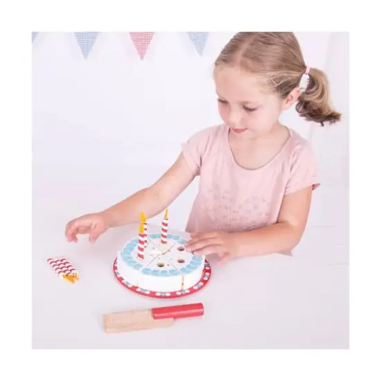 Wooden Birthday Cake {5}