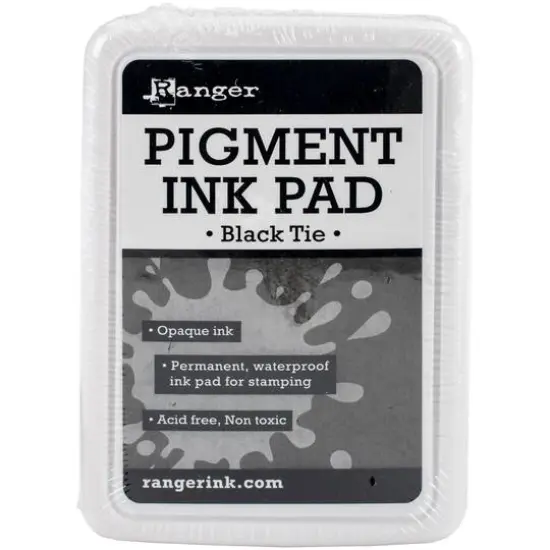 Ranger Pigment Black Tie Ink Pad {1}