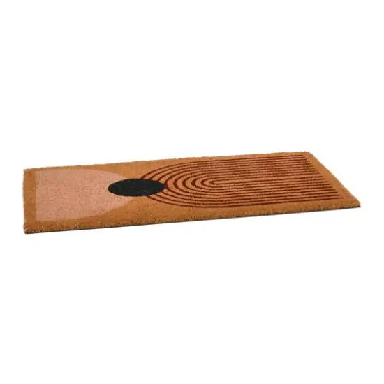 Hello Honey&reg; Abstract Print Coir Doormat {7}