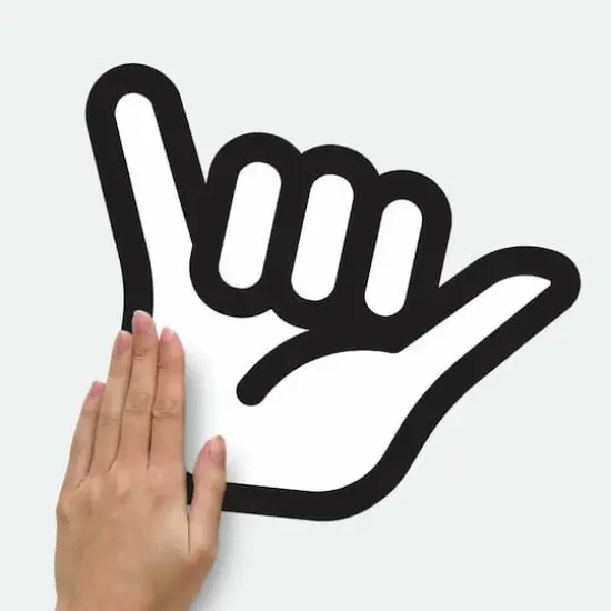 RoomMates Peace Hand Dry Erase Peel & Stick Giant Decals {5}