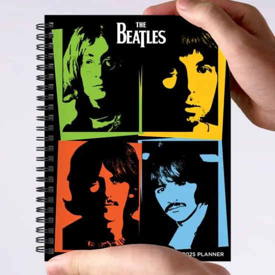 TF Publishing 2025 Medium The Beatles Weekly Monthly Spiral Planner {8}