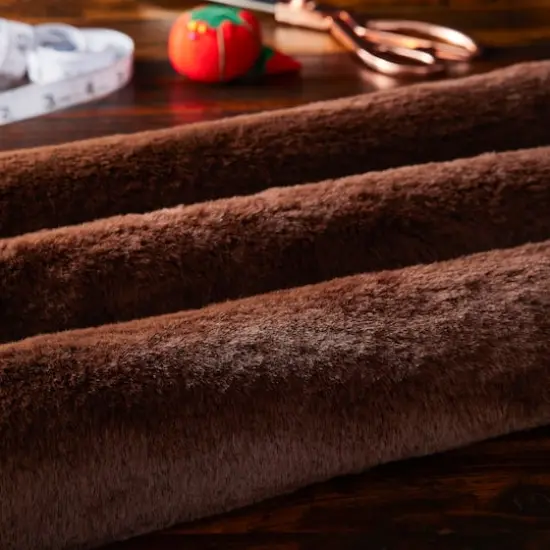 Feldman Brown Faux Fur Craft Fabric {3}