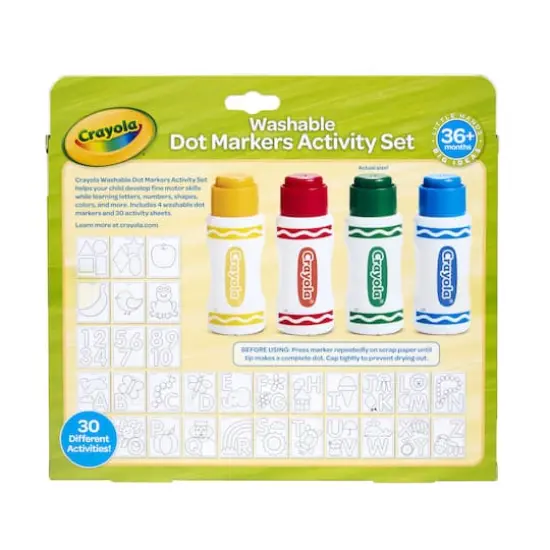 Crayola&reg; Washable Dot Markers Activity Set {3}