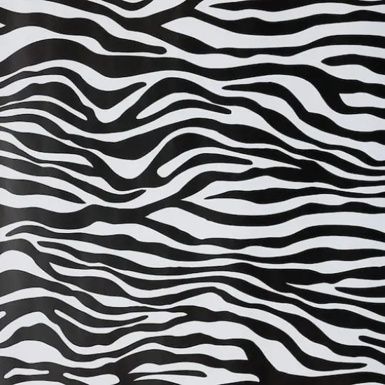 JAM Paper Safari Black & White Zebra Gift Wrap, 2ct. {5}