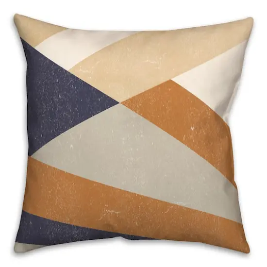 Fall Abstract Shapes Indoor/Outdoor Pillow {1}