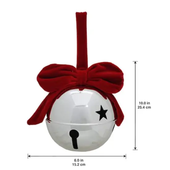 Metal Bell with Bow by Ashland&reg; Red {3}