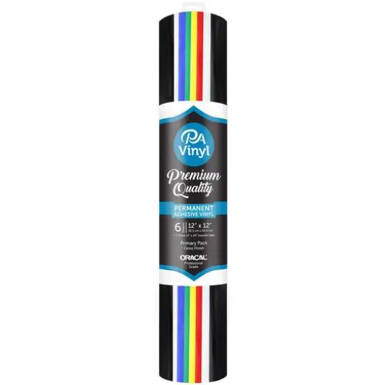 PA Vinyl Primary Permanent Adhesive Vinyl Pack {1}