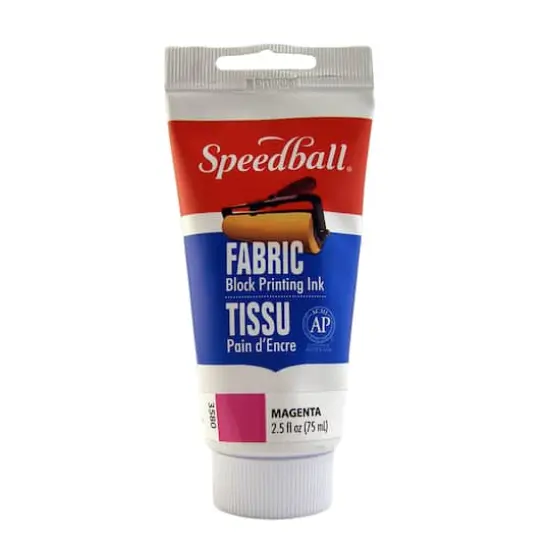 Speedball&reg; Fabric Block Printing Ink, 2.5oz. Magenta {1}