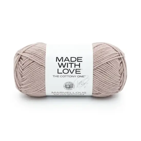 Lion Brand&reg; Tom Daley Made with Love&trade; The Cottony One&trade; Yarn Marvelous Mushroom {1}