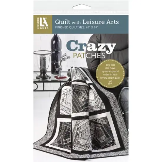 Leisure Arts&reg; Crazy Patches Quilt Pattern {1}