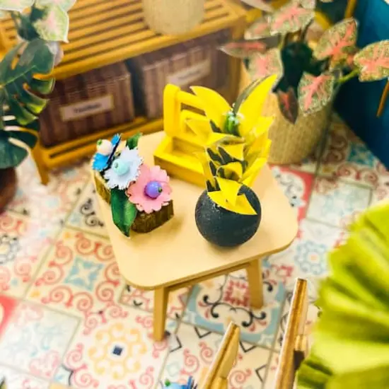 Sparkly Selections Sunshine Flower Green House DIY Miniature Kit {8}