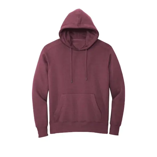 District® Perfect Weight® Fleece Hoodie Heathered Loganberry {1}