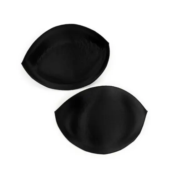 Dritz&reg; Black Molded Gel-Filled Bra Cups, B/C {3}