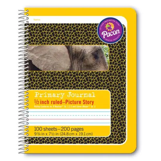Pacon&reg; 7.5" x 9.75" Spiral Bound Ruled Primary Composition Book, 6ct. {3}