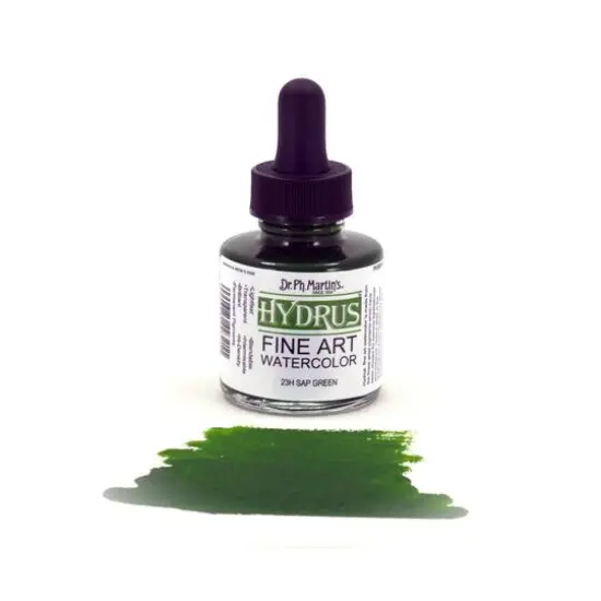 Dr. Ph. Martin's&reg; Hydrus&trade; Fine Art Watercolor, 1oz. 23H Sap Green {4}