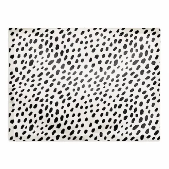 Monochromatic Spot Pattern 18" x 14" Cotton Twill Placemat {1}