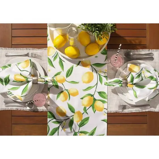 DII&reg; Lemon Bliss Print Outdoor Napkins, 6ct. {8}