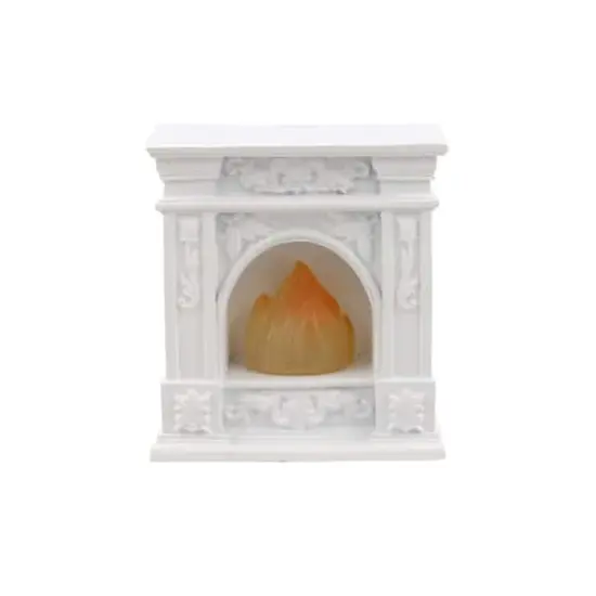 Miniature White LED Fireplace by Make Market&reg; {1}