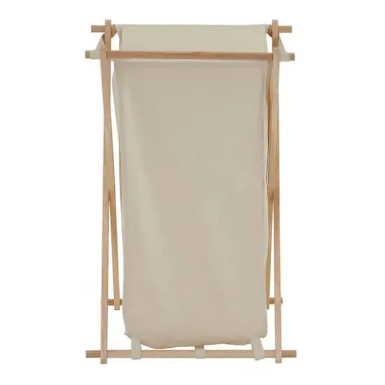 Household Essentials X-Frame Laundry Hamper Natural {6}