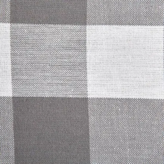 DII&reg; Buffalo Check Oversized Napkin, 6ct. Gray/White {9}
