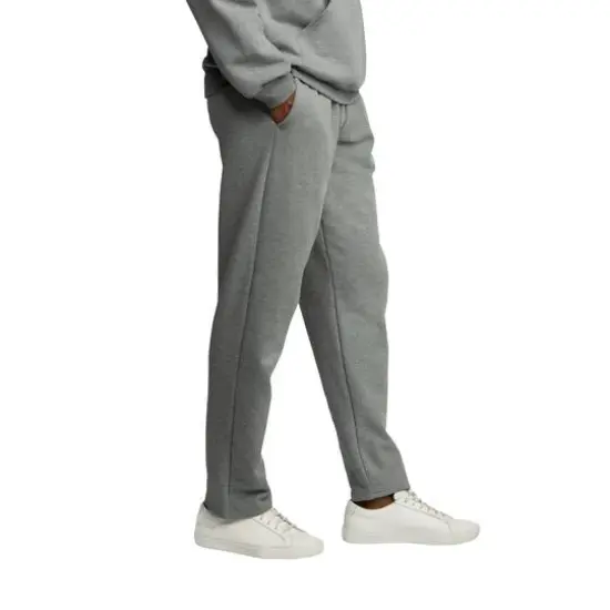 Fruit of the Loom Eversoft Fleece Open Bottom Sweatpant Grey Heather {5}