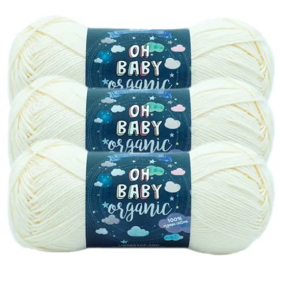 3 Pack Lion Brand&reg; Oh Baby&reg; Yarn Ecru {1}