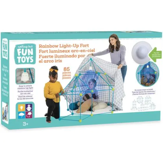Nothing But Fun Toys Rainbow Light Up Fort {4}