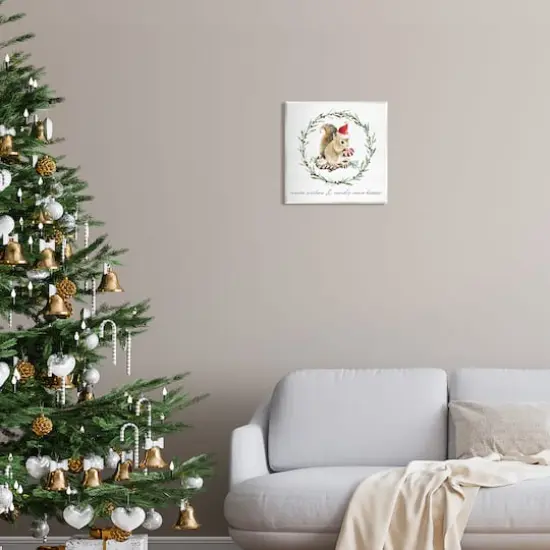 Stupell Industries Warm Wishes & Candy Kisses Phrase Wall Plaque Art {3}