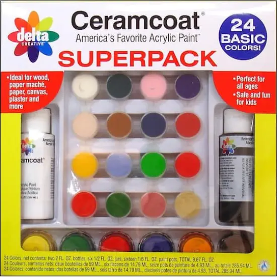 Delta Ceramcoat&reg; Superpack Basic Colors {1}
