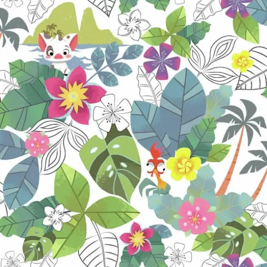 RoomMates Disney&reg; Moana Jungle Peel & Stick Wallpaper {1}