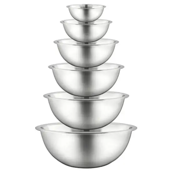 Nutrichef Stainless Steel Mixing Bowl Set {3}