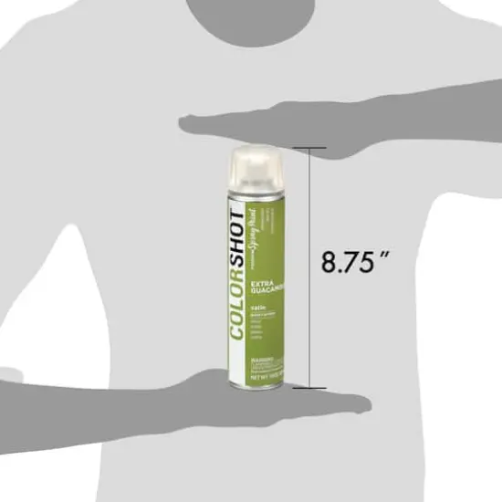 COLORSHOT&reg; Premium Satin Spray Paint Extra Guacamole {8}