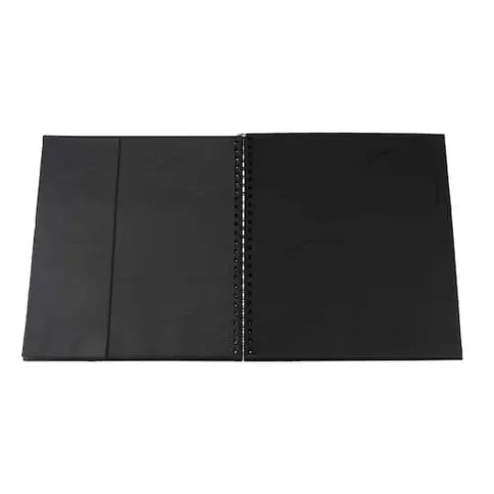 13" x 11.25" Spiral Bound Scrapbook Album by Recollections&trade; Black {3}