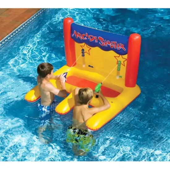 Swimline 45" Inflatable Arcade Shooter Target Swimming Pool Game {3}