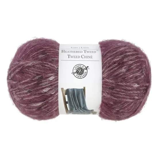 Heathered Tweed&trade; Yarn by Loops & Threads&reg; Merlot {1}