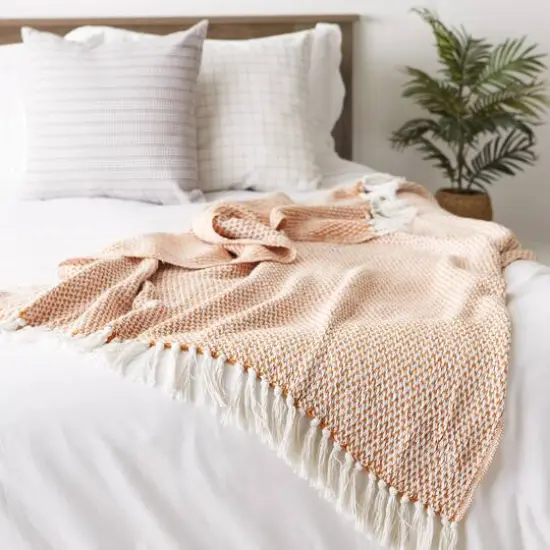 DII&reg; Woven Throw Pumpkin Spice {6}