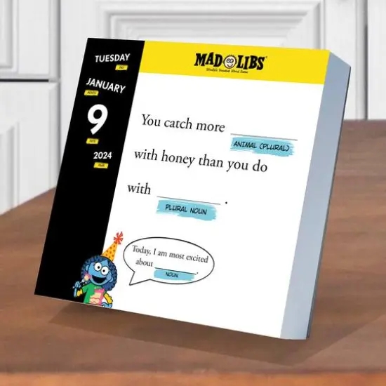 TF Publishing 2024 Mad Libs Daily Desktop Calendar {4}