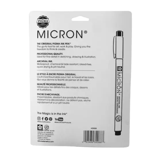 Micron&reg; Mixed Colors Fine Line Ink Pens, 8ct. {3}