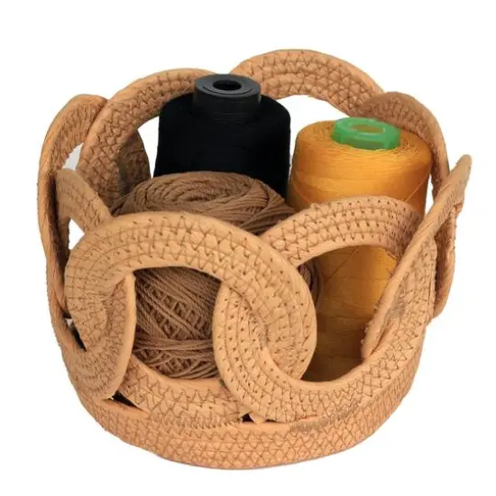 6.25" Natural Paper Looped Basket by Ashland&reg; {5}