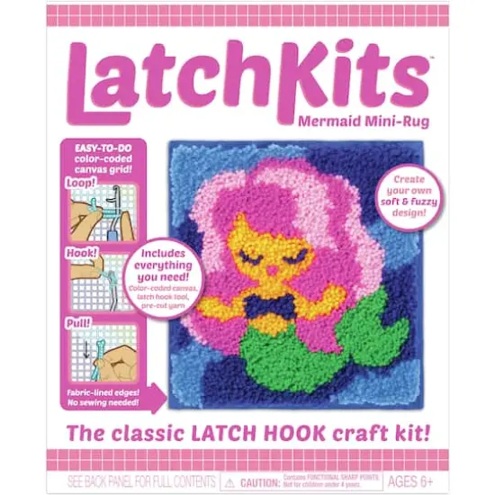 LatchKits&trade; Mermaid Mini Rug Kit {1}